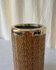 Vintage Italian Rattan Bottle Holder By Lidian