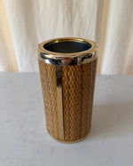 Load image into Gallery viewer, Vintage Italian Rattan Bottle Holder By Lidian

