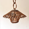 Spanish Vintage Bamboo Pendant Light