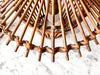 Spanish Vintage Bamboo Pendant Light