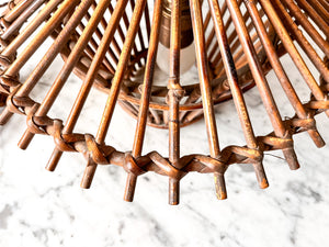 Spanish Vintage Bamboo Pendant Light
