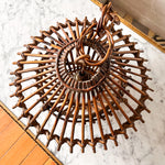 Load image into Gallery viewer, Spanish Vintage Bamboo Pendant Light
