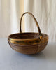 Gabriella Crespi Style Pencil Reed And Brass Basket