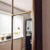 Large Swedish Brass Sectional Mirror (Circa 1970s)