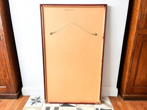 Large Swedish Brass Sectional Mirror (Circa 1970s)