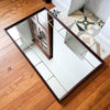 Large Swedish Brass Sectional Mirror (Circa 1970s)