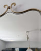 Mid-Century Continental Gilded Wall Mirror