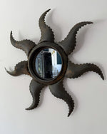 Load image into Gallery viewer, Spanish Mid Century Sunburst Wall Mirror
