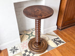 Load image into Gallery viewer, Vintage Brutalist Pedestal Side Table In The Style Of Charles Dudouyt
