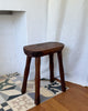 French Vintage Brutalist Stool