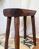 French Vintage Brutalist Stool