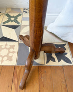 Load image into Gallery viewer, ON HOLD - Antique Walnut Oval Pedestal Side Table

