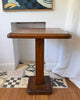 Vintage French Art Deco Parquetry Side Table
