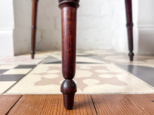 Antique Faux Bamboo Side Table