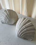 Load image into Gallery viewer, Pair of French Vintage Plaster Shell Wall Sconces
