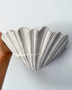 Pair of French Vintage Plaster Shell Wall Sconces