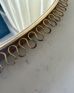 Load image into Gallery viewer, Mid-Century Loop Wall Mirror Attributed to Jospeh Frank
