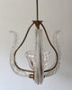 ON HOLD - Italian Murano Glass Chandelier By Barovier & Toso