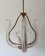 Load image into Gallery viewer, ON HOLD - Italian Murano Glass Chandelier By Barovier &amp; Toso
