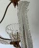 ON HOLD - Italian Murano Glass Chandelier By Barovier & Toso