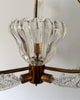 ON HOLD - Italian Murano Glass Chandelier By Barovier & Toso