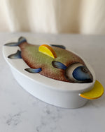 Load image into Gallery viewer, Vintage Hand Painted Fish Dish With Lid By Radford
