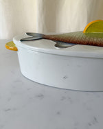 Load image into Gallery viewer, Vintage Hand Painted Fish Dish With Lid By Radford
