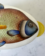 Load image into Gallery viewer, Vintage Hand Painted Fish Dish With Lid By Radford
