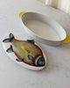 Vintage Hand Painted Fish Dish With Lid By Radford