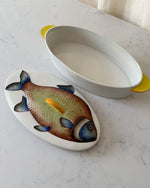 Load image into Gallery viewer, Vintage Hand Painted Fish Dish With Lid By Radford
