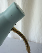 Load image into Gallery viewer, Swedish Mid Century Brass And Metal Table Lamp
