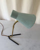 Swedish Mid Century Brass And Metal Table Lamp
