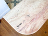 French Vintage Pink Marble Coffee Table, Circa 1970s