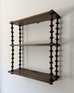 Load image into Gallery viewer, French Vintage Shelf With Spindle Supports
