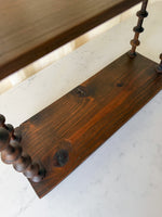 Load image into Gallery viewer, French Vintage Shelf With Spindle Supports

