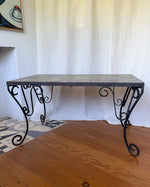 Load image into Gallery viewer, French Antique Marble Top Garden Coffee Table
