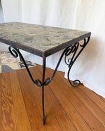 Load image into Gallery viewer, French Antique Marble Top Garden Coffee Table
