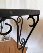 Load image into Gallery viewer, French Antique Marble Top Garden Coffee Table
