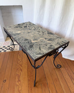 Load image into Gallery viewer, French Antique Marble Top Garden Coffee Table
