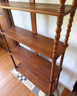 Load image into Gallery viewer, ON HOLD - Very Large Antique Bobbin Shelving Unit
