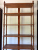 ON HOLD - Very Large Antique Bobbin Shelving Unit