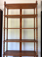 Load image into Gallery viewer, ON HOLD - Very Large Antique Bobbin Shelving Unit
