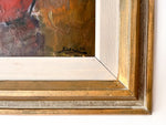 Load image into Gallery viewer, Swedish Oil On Board, Still Life With White Flower, Signed Sigvard Bortz
