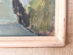 Load image into Gallery viewer, Swedish Oil On Board Painting, Shaded Street, Eric Oldberg, Signed
