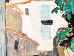 Load image into Gallery viewer, Swedish Oil On Board Painting, Shaded Street, Eric Oldberg, Signed
