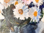 Load image into Gallery viewer, Swedish Oil On Board, Daisies, Signed Gunnel Wahlqvist
