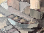 Load image into Gallery viewer, Swedish Oil On Canvas Painting With Harbour Motif, signed Bo Forsberg
