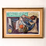 Load image into Gallery viewer, Swedish Oil On Canvas Still Life Painting With Fish, Ingemar Callenberg, Signed
