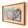 Swedish Oil On Canvas Still Life Painting With Fish, Ingemar Callenberg, Signed