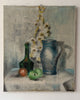 Vintage Belgian Still Life Oil On Canvas Painting